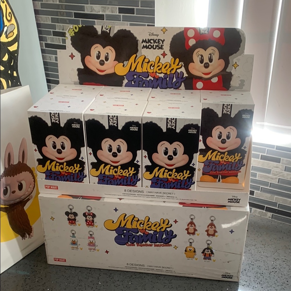 Disney Mickey Family Cute Together keychains collectible
